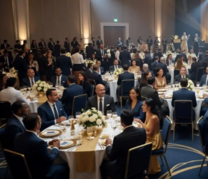 Elegancki event tematyczny w stylu kasyno dla firmy